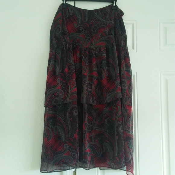 Ralph Lauren Two-tier Skirt - Picture 2 of 7